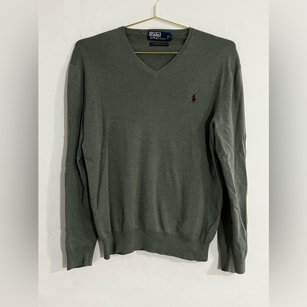 Ralph Lauren Polo Sweater Ps2-01w Olive Pullover